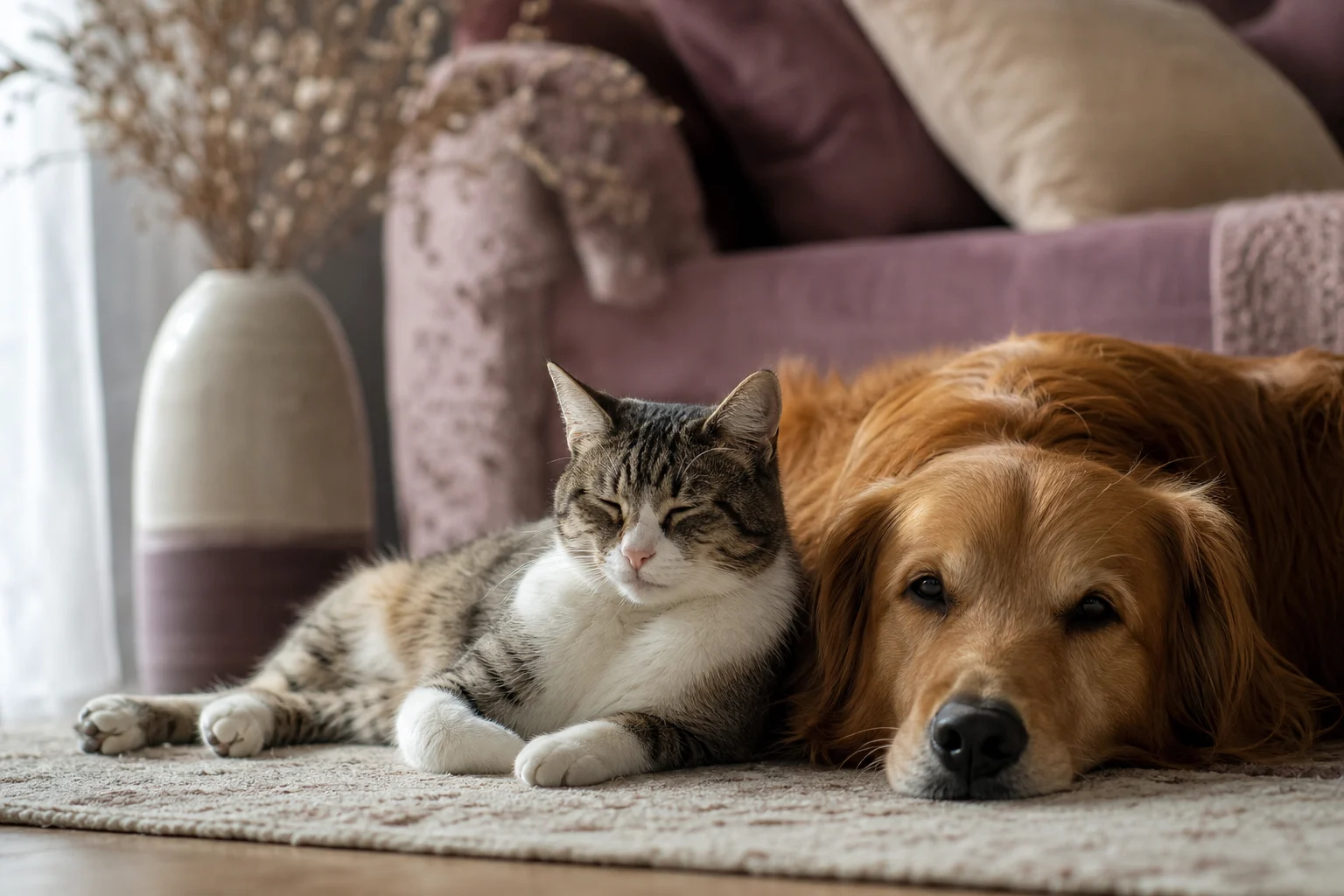 Katze und Hund aneinander gewöhnen